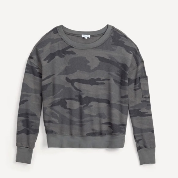 Splendid Ribbed Cropped Long Sleeve - Picture 1 of 4